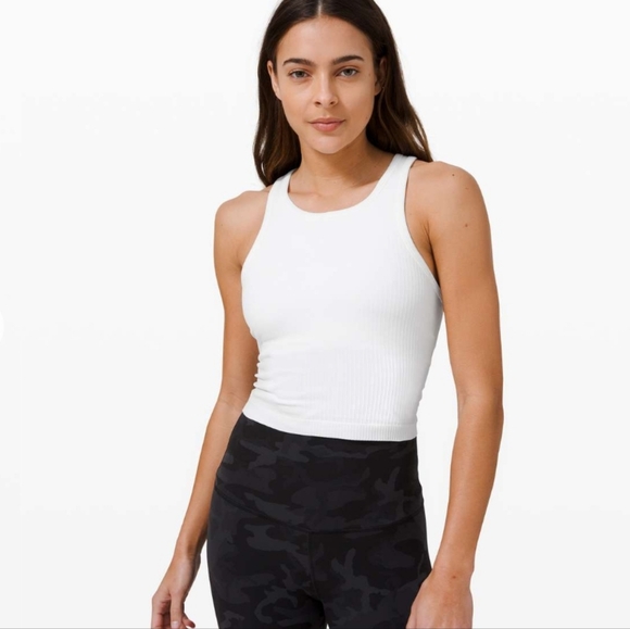 Lululemon Ebb To Street Racerback Crop Tank - Picture 2 of 6